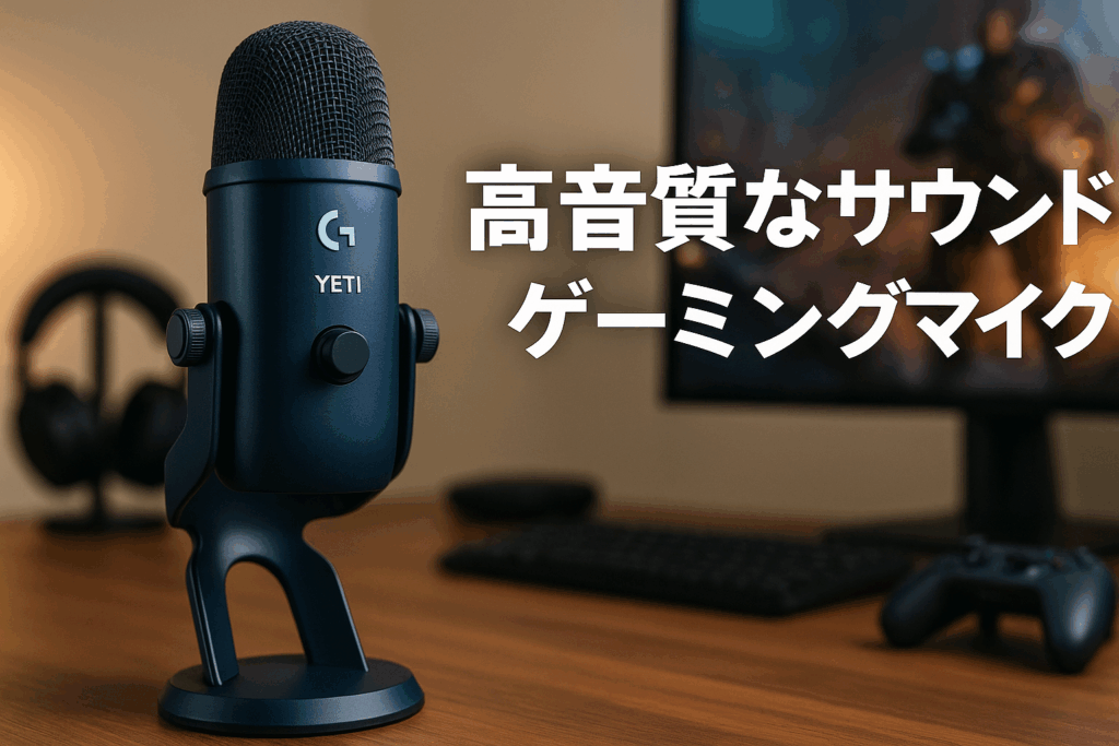 Logicool G Blue Yeti ゲーミングマイク BM400MB USB コンデンサーマイク ゲーミング 実況 ストリーミング 配信 マイク ミッドナイトブルー ブルー 青 PC Mac PS5 PS4 国内正規品