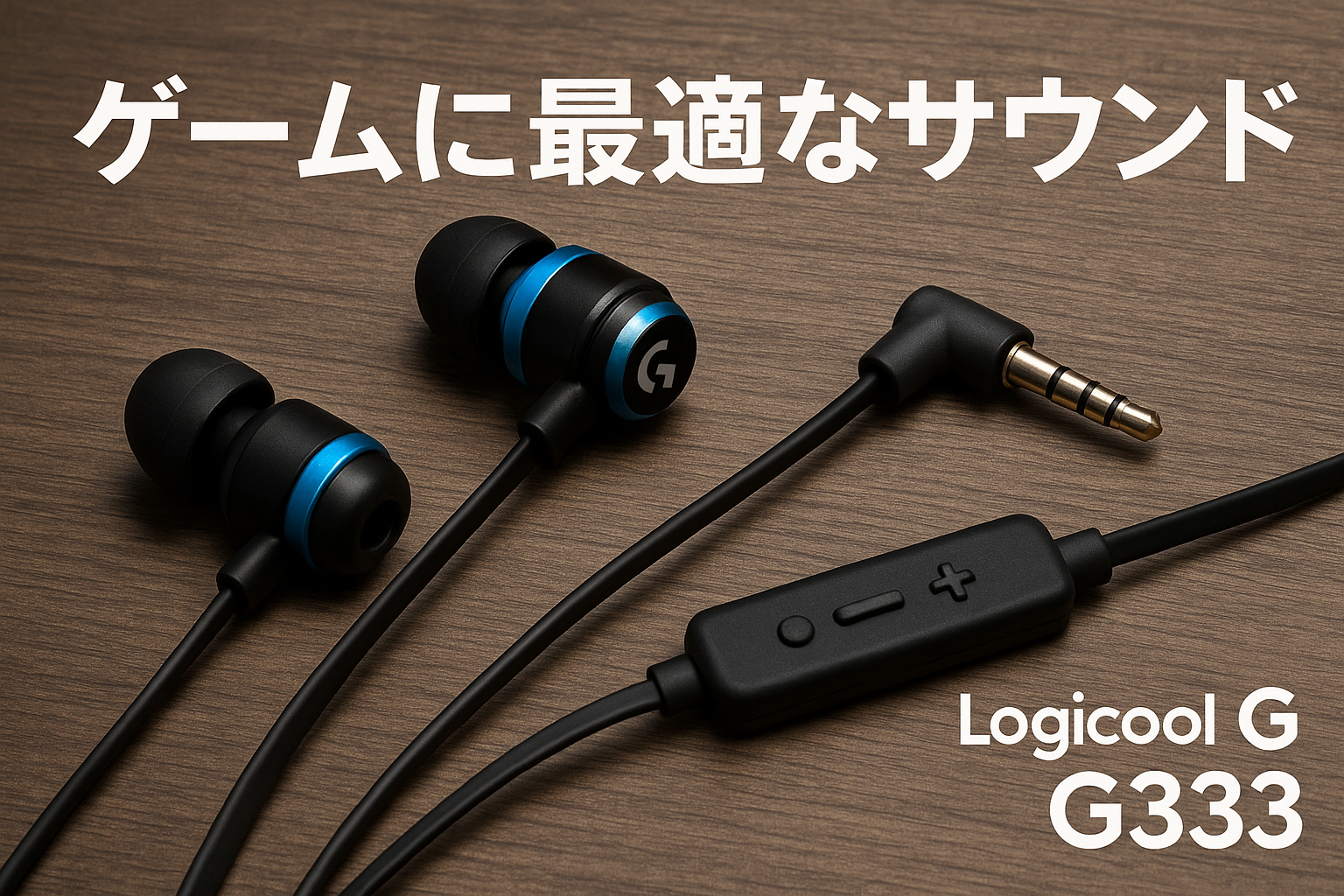 Logicool G(ロジクール G) G333 ゲーミングイヤホン 有線 イヤホン ブラック インライン マイク 3.5mm USB-C ボリュームコントロール PS5 PS4 Switch PC スマホ 対応 G333-BK 国内正規品 2年間メーカー保証