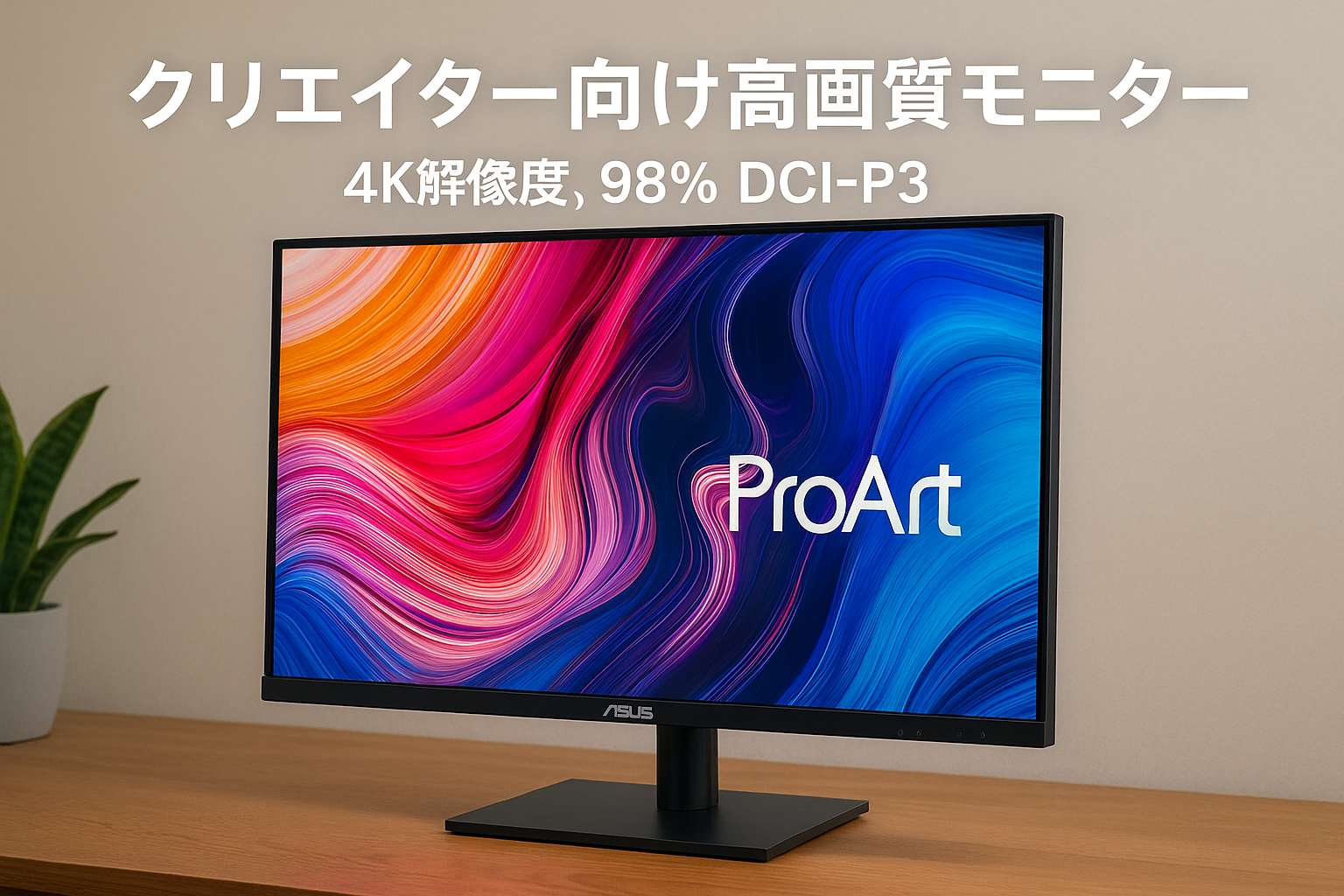ASUS 4K モニター ProArt PA329CRV 31.5インチ/IPS/3年間無輝点保証/98% DCI-P3/USB-C PD 96W/色精度ΔE