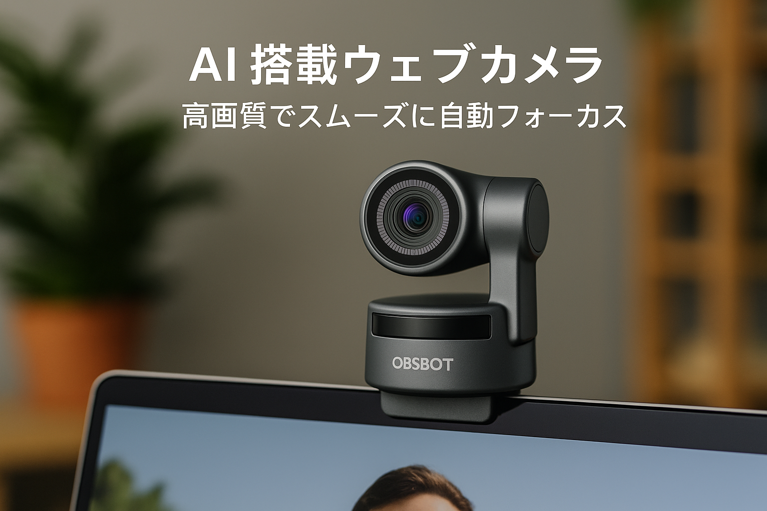 OBSBOT MEET SE 1080P 100FPS FHD Webカメラ ウェブカメラ AI搭載 1/2.8 CMOS HDR 位相差検出AF フィルター加工 ノイズ低減マイク ライブ配信 ビデオ通話 PC Mac Windows (スペース・グレー)