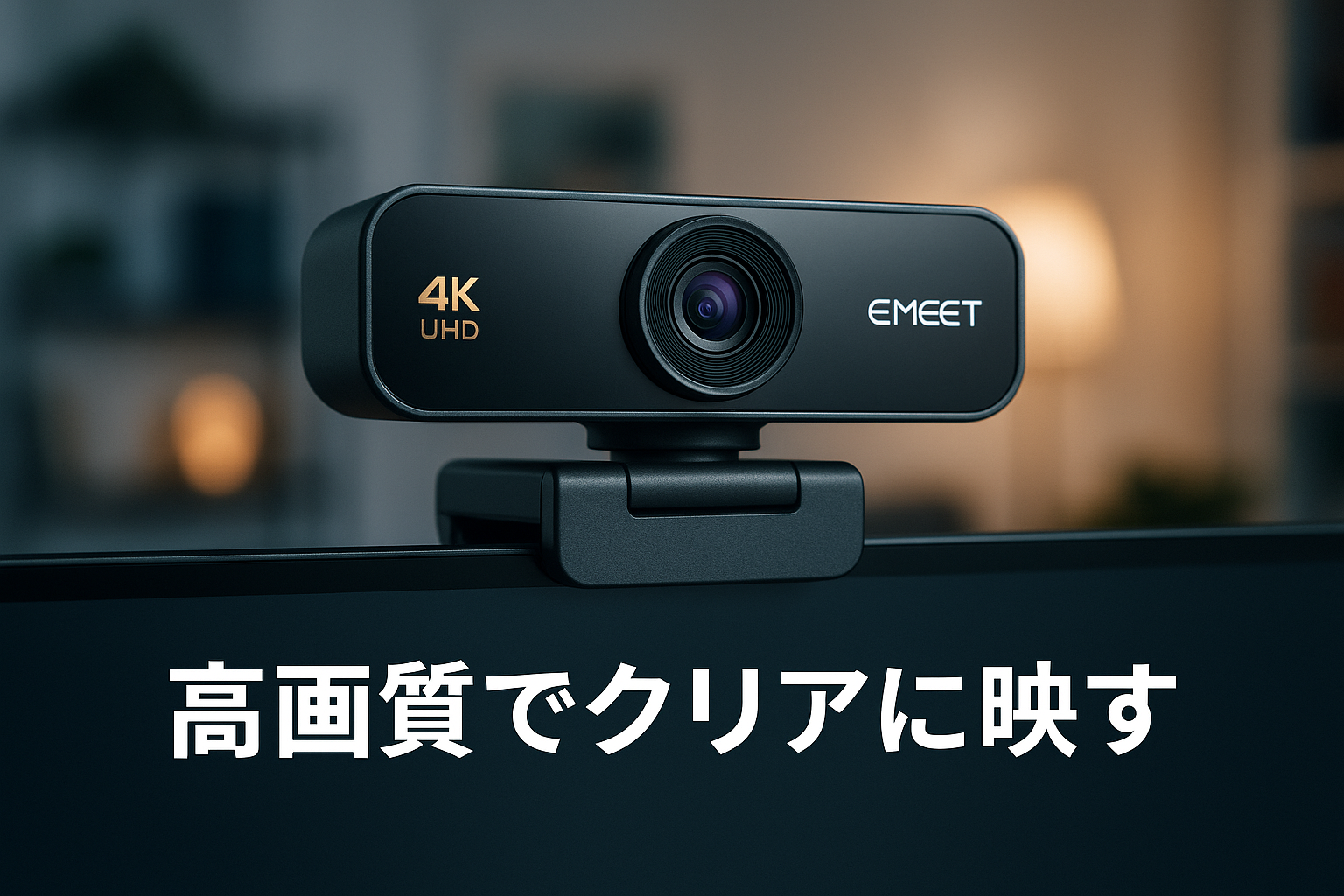 ウェブカメラ4K UHD EMEET S600 WEBカメラ 800万画素 1080p 60fps 高性能センサー搭載 73°視野角 PDAFオートフォーカス 二つノイズキャンセリングマイク内蔵 自動光補正 生放送 ライブ配信 ゲーム実況 ビデオ会議用 Youtube, Skype, Facebook, zoom, Facetimeなど対応