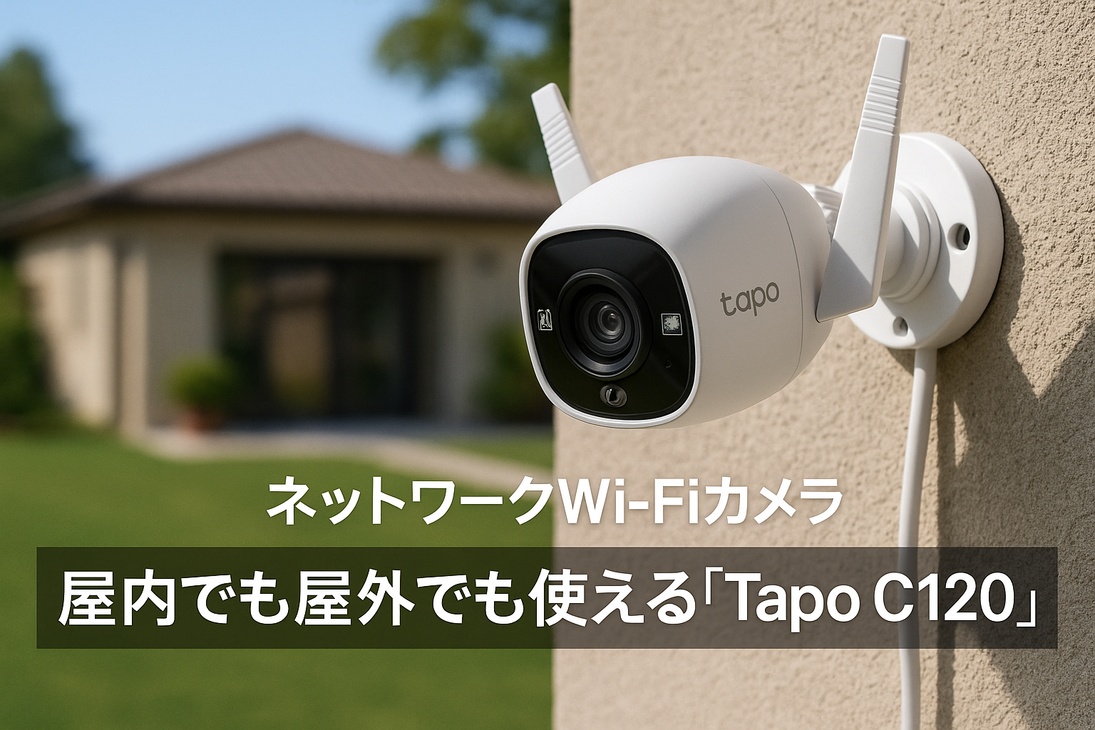 TP-Link Tapo ネットワークWi-Fiカメラ ペットカメラ 屋内/屋外 ホームセキュリティカメラ 2K QHD IP66防水防塵 防犯カメラ 高感度CMOSセンサー搭載/フルカラーナイトビジョン 赤外線撮影 音声通話 AI検知 microSD/クラウド保存 メーカー保証1年 Tapo C120