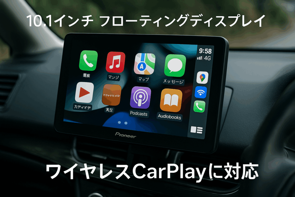 Pioneer ディスプレイオーディオ DMH-SF900 10.1インチ フローティング ワイヤレス AppleCarPlay AndroidAuto Buletooth カロッツェリア