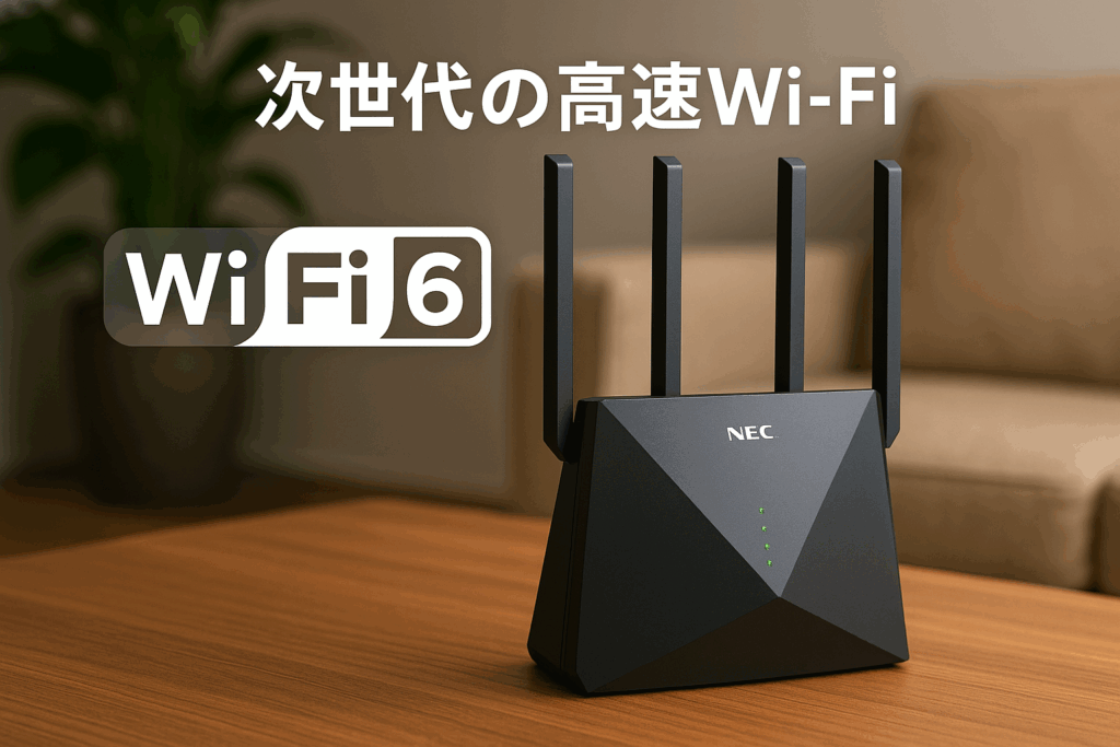 NEC Aterm 無線LAN Wi-Fi 6E ルーター 11ax AM-AX5400T6 トライバンド 計6ストリーム (iPhone 15 Pro / 14 / 13 /Nintendo Switch メーカー動作確認済み)