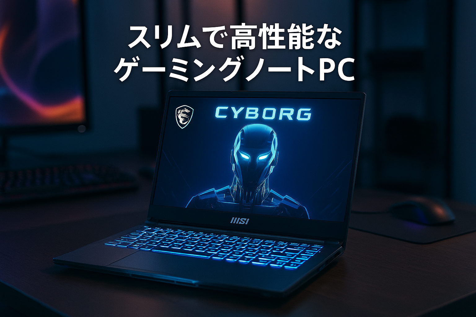 MSIゲーミングノートPC Cyborg14 Corei7 RTX4060/14インチ WUXGA/144Hz/32GB/1TB/Windows 11/Cyborg-14-A13VF-6003JP