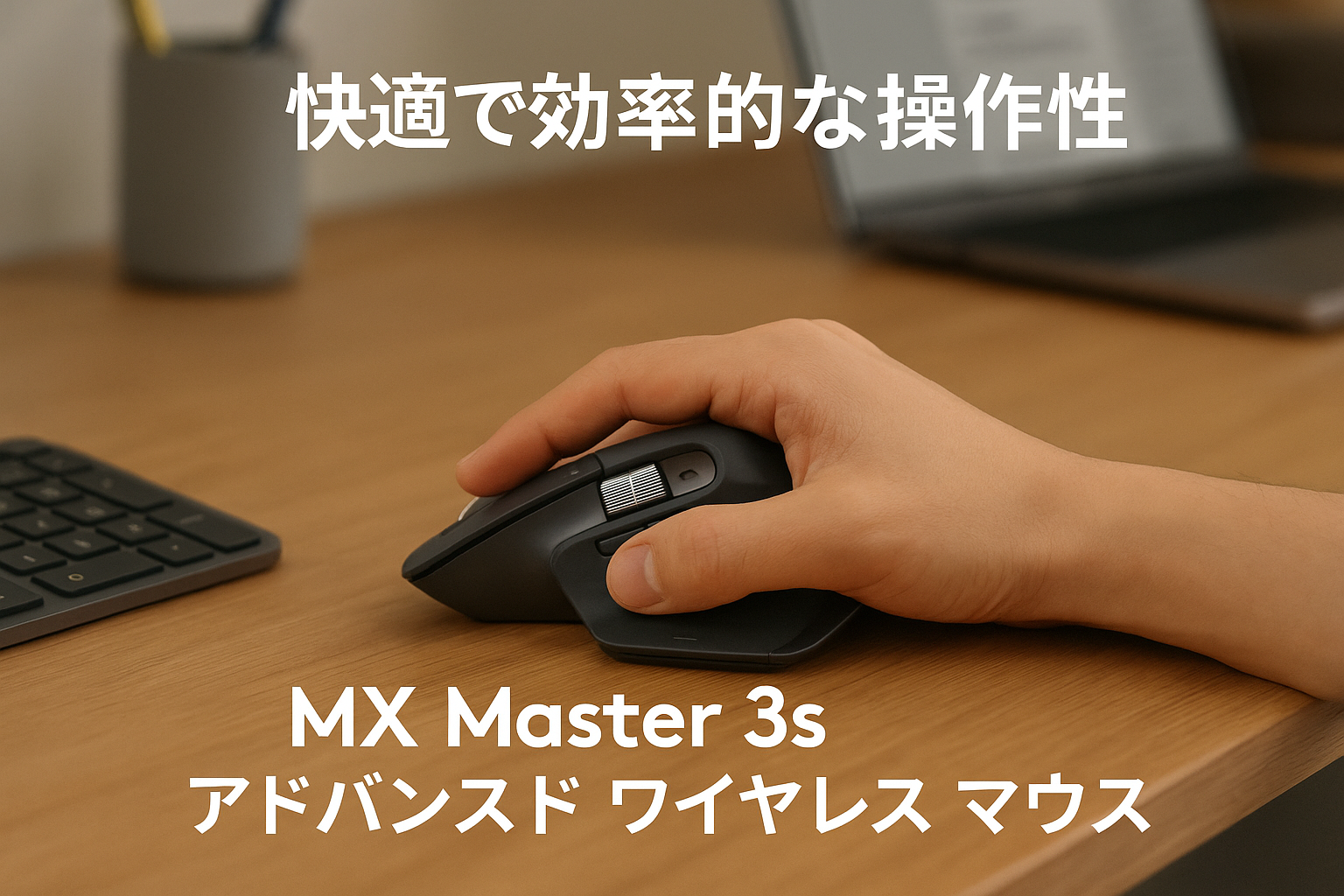 ロジクール MX MASTER3s アドバンスド ワイヤレス マウス 静音 MX2300GR Logi Bolt Bluetooth Unifying非対応 8000dpi 高速スクロールホイール USB-C 充電式 無線 MX2300 グラファイト 国内正規品
