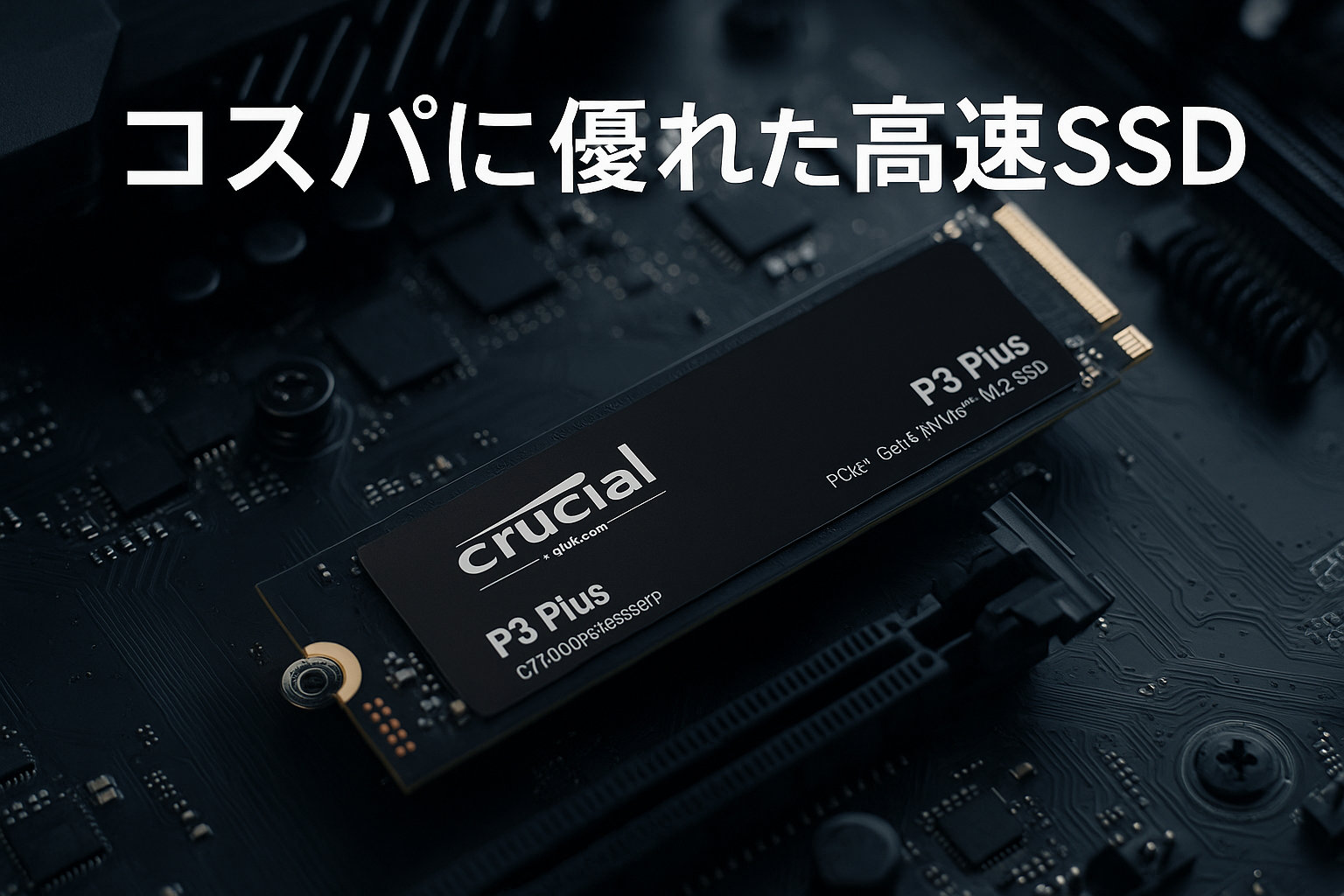 Crucial(クルーシャル) P3plus 1TB 3D NAND NVMe PCIe4.0 M.2 SSD 最大5000MB/秒 CT1000P3PSSSD8JP メーカー5年保証 国内正規代理店品