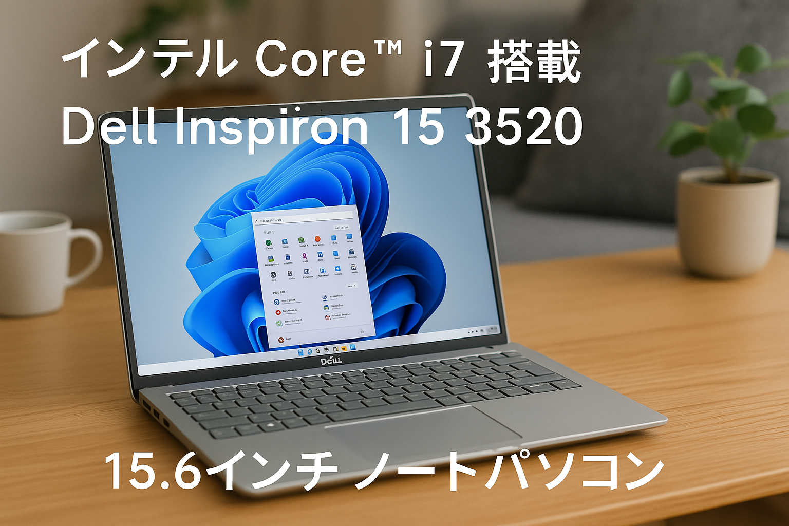 Dell ノートパソコン Inspiron 15 3520 15.6インチ Intel Core i7-1255U メモリ16GB SSD512GB Windows 11 プラチナシルバー 翌営業日対応オンサイト出張修理サービス1年 NI375A-EHLS