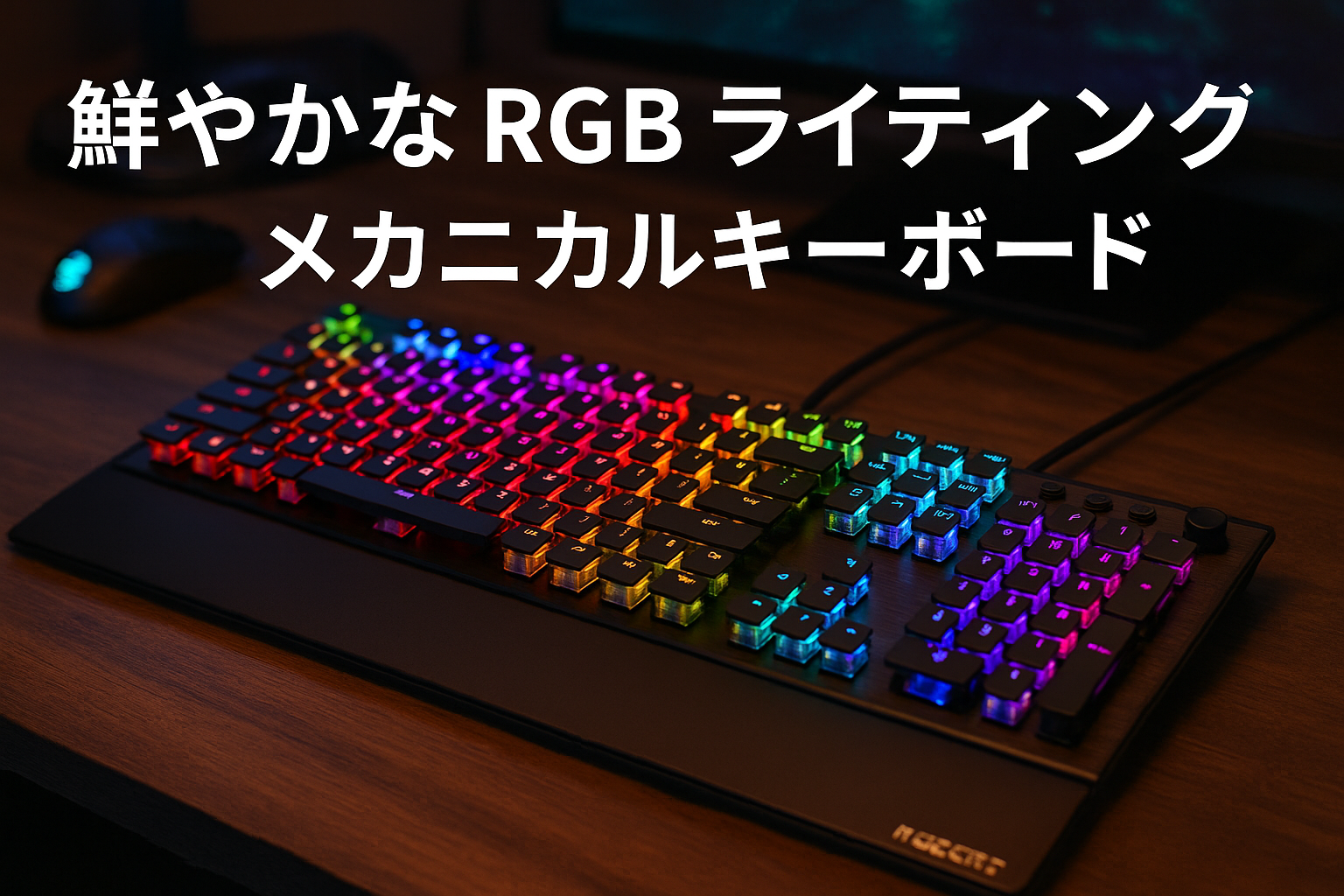 ROCCAT VULCAN 120 AIMO RGB MECHANICAL GAMING KEYBOARD (正規保証品) ROC-12-441-BN-AM