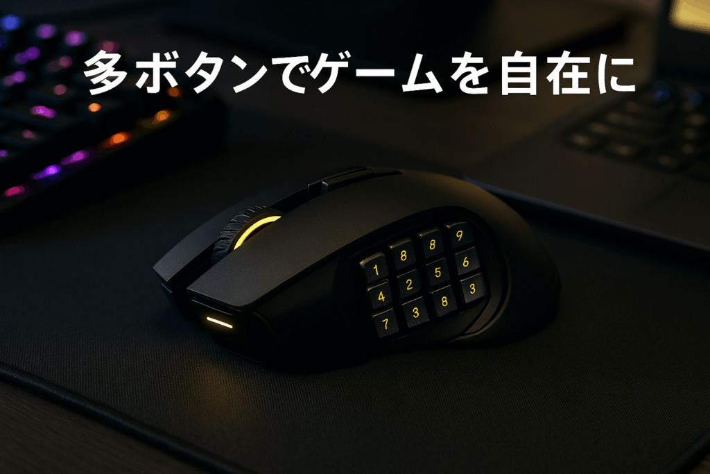 CORSAIR SCIMITAR ELITE WIRELESS 有線・無線接続対応 ゲーミングマウス CH-9314311-AP MS681