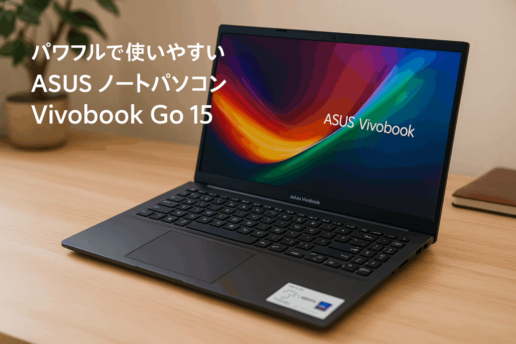 ASUS ノートパソコン Vivobook Go 15 E1504FA 15.6インチ Ryzen 5 7520U メモリ16GB SSD512GB WPS Office搭載 Windows11 バッテリー駆動11.7時間 重量1.63kg ミックスブラック E1504FA-BQ366W