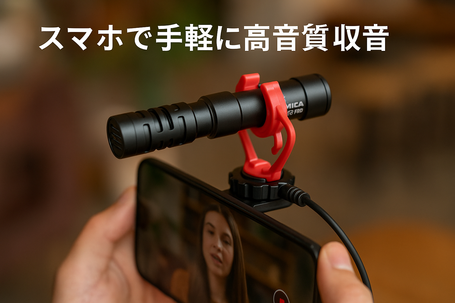 Comica VM10 PRO ビデオマイク 外付けマイク 単一指向性マイク スマホ/カメラ用ミニマイク USB Cデジタル出力 ショットガンマイク ライブ配信 インタビュー Youtube Android/iPhone/PC/パソコンに対応