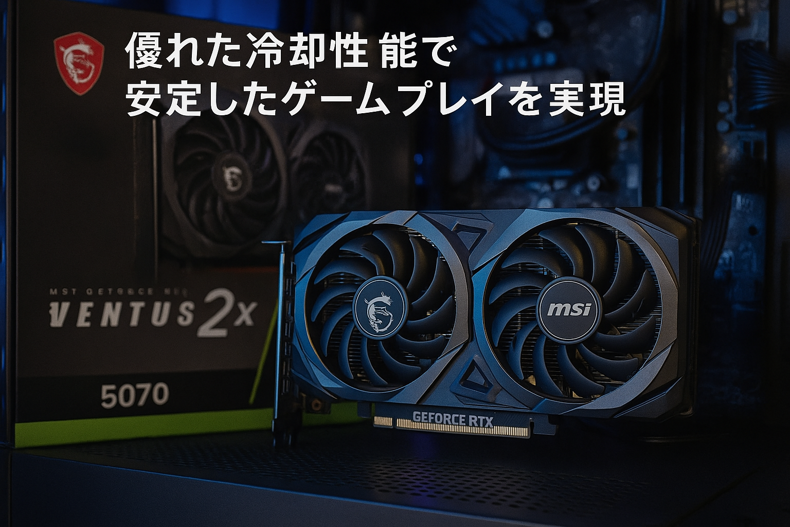 MSI GeForce RTX 5070 12G VENTUS 2X OC グラフィックスボード VD9071