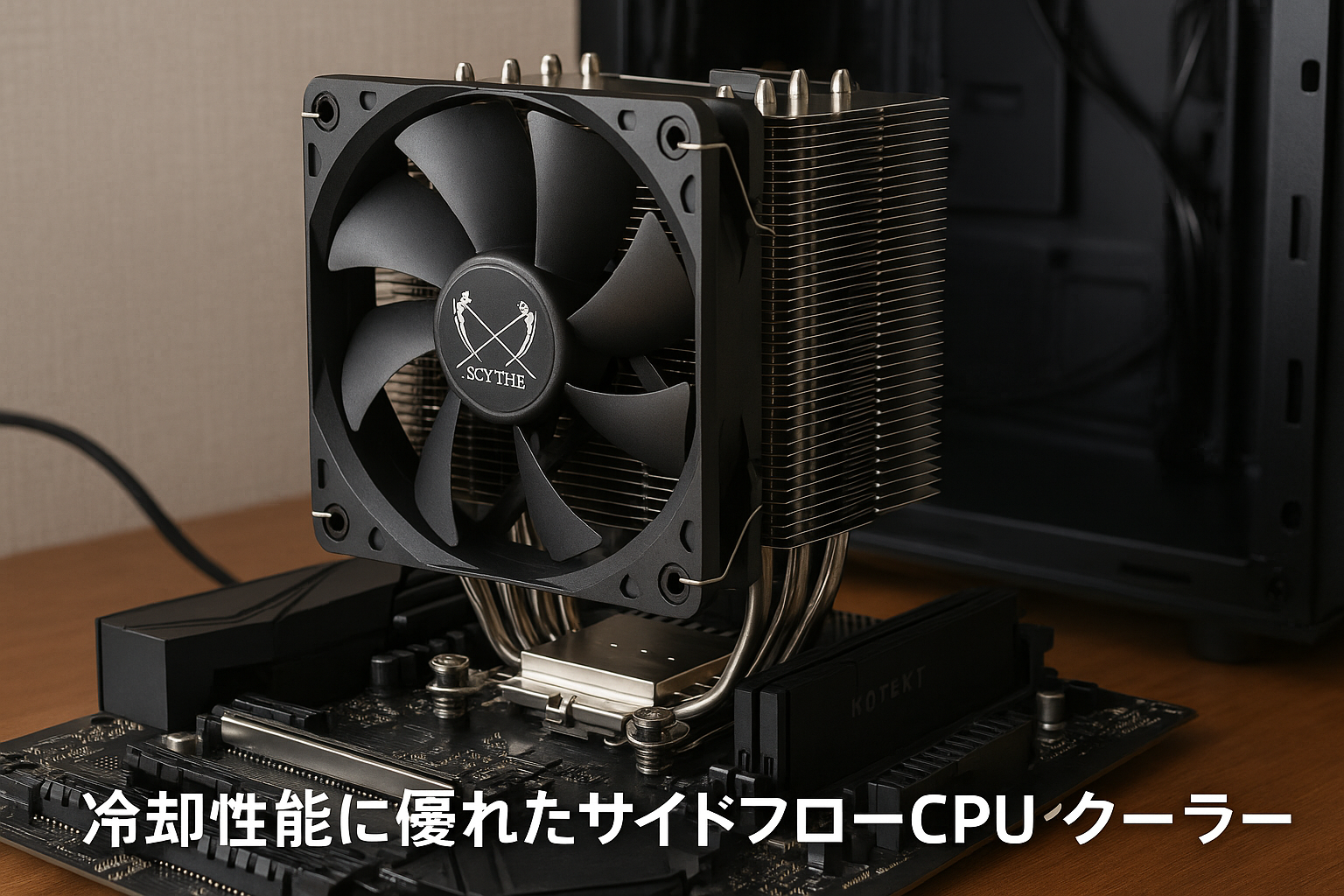 SCYTHE サイズ オリジナル設計 12cm サイドフロー 虎徹 MARK3 SCKTT-3000 デスクトップ用