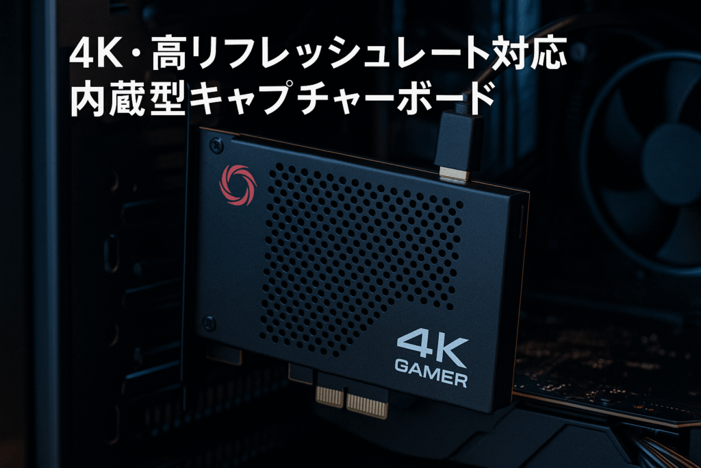 AVerMedia LIVE GAMER 4K 2.1 GC575 PCIe3.0 x4スロット接続 内蔵型 HDMI2.1・高リフレッシュレート対応 4Kキャプチャーボード DV0922
