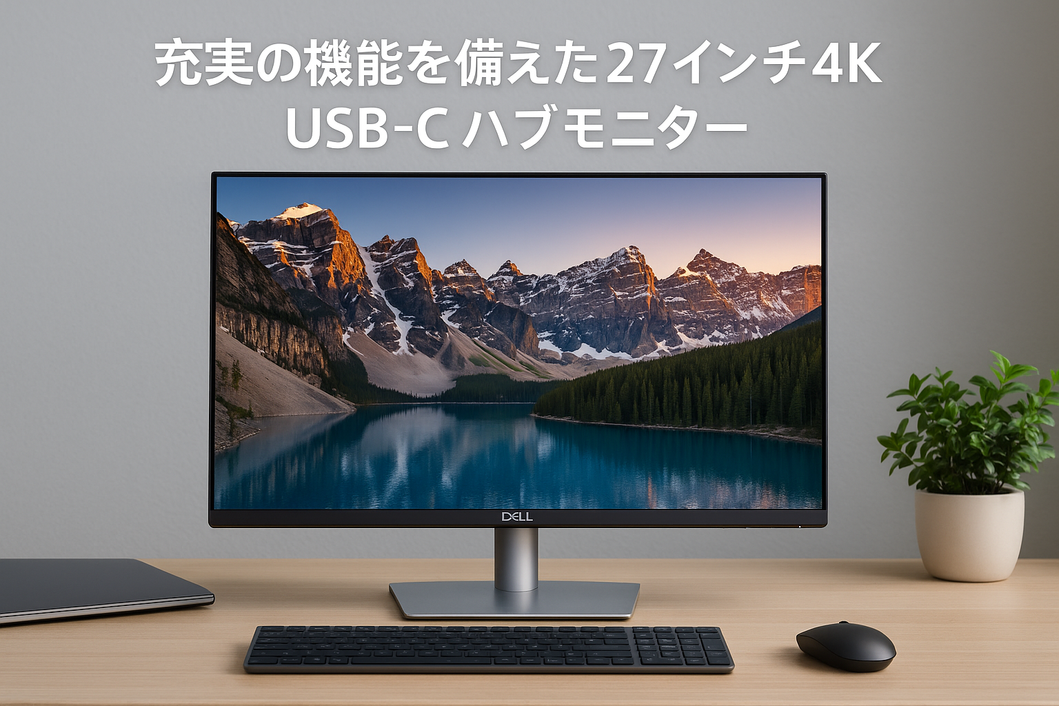 Dell U2723QE-A 27インチ 4K USB-Cハブモニター(5年間無輝点交換保証/4K/IPS Black,非光沢/HDMIx1,DPx1/縦横回転,高さ調整/VESA DisplayHDR 400/Rec.709 100%,DCI-P3 98%)