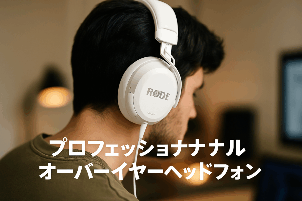 RODE Microphones ロードマイクロフォンズ NTH-100 プロフェッショナルオーバーイヤーヘッドフォン ホワイト NTH100W