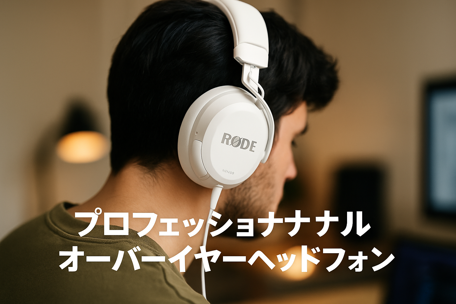 RODE Microphones ロードマイクロフォンズ NTH-100 プロフェッショナルオーバーイヤーヘッドフォン ホワイト NTH100W