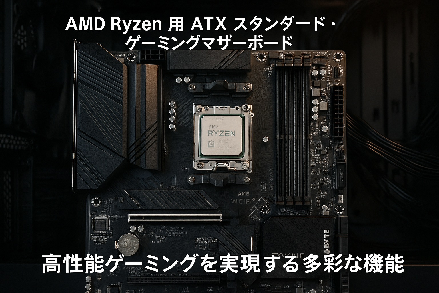 GIGABYTE B850 GAMING WIFI6 - AMD Ryzen 用 ATX スタンダード・ゲーミングマザーボード MB6676