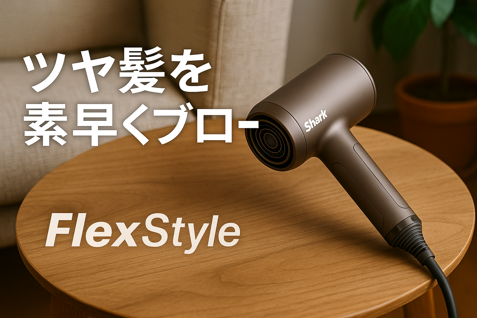 Shark シャーク ドライヤー FlexStyle ヘアドライヤー ツヤ 速乾 HD434JBR モカシルバー