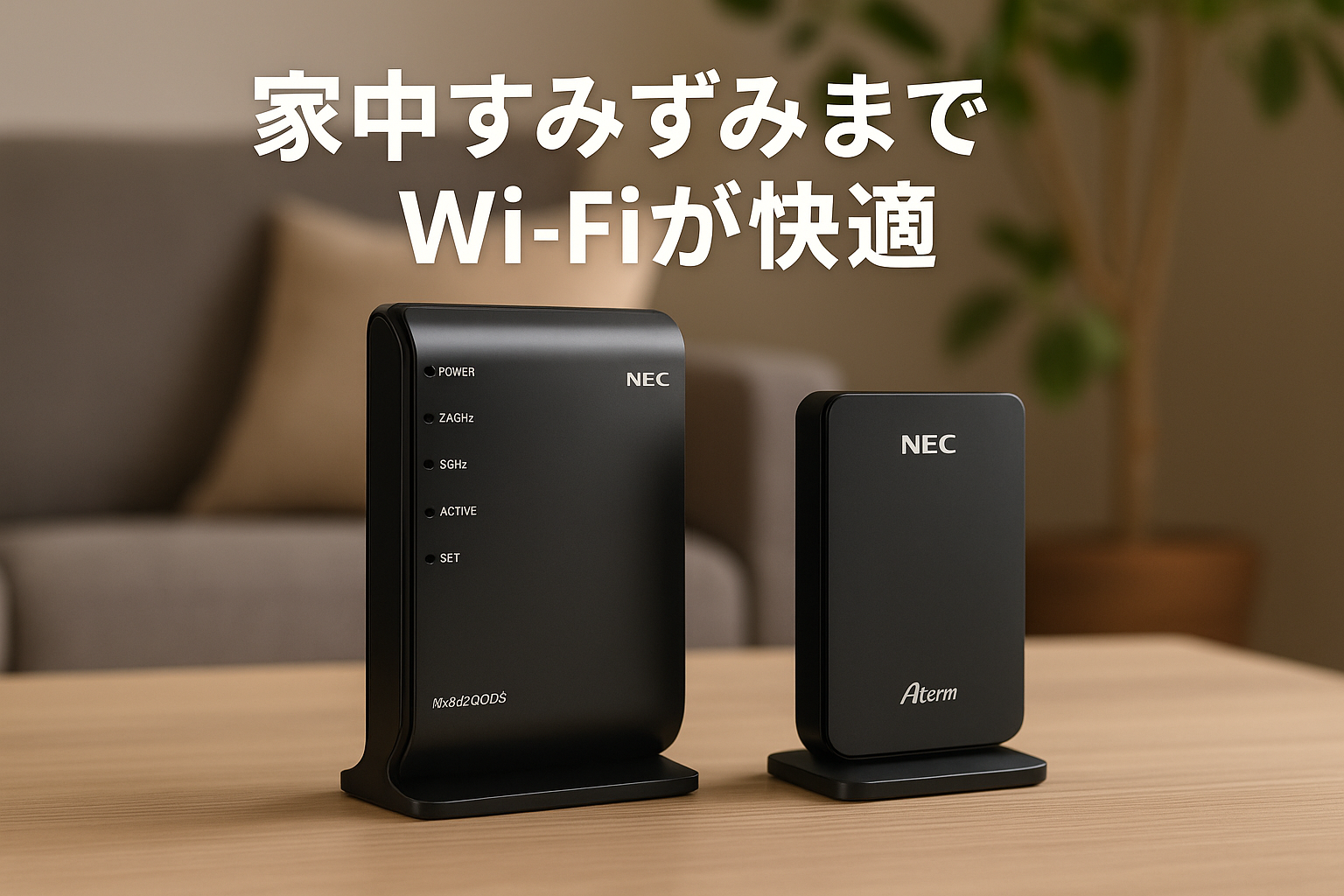 NEC Aterm 無線LAN WiFi ルーター Wi-Fi6(11ax)デュアルバンド対応 5ストリーム PA-WX4200D5/MS（メッシュ親機-中継機ペアリング済みセットモデル）