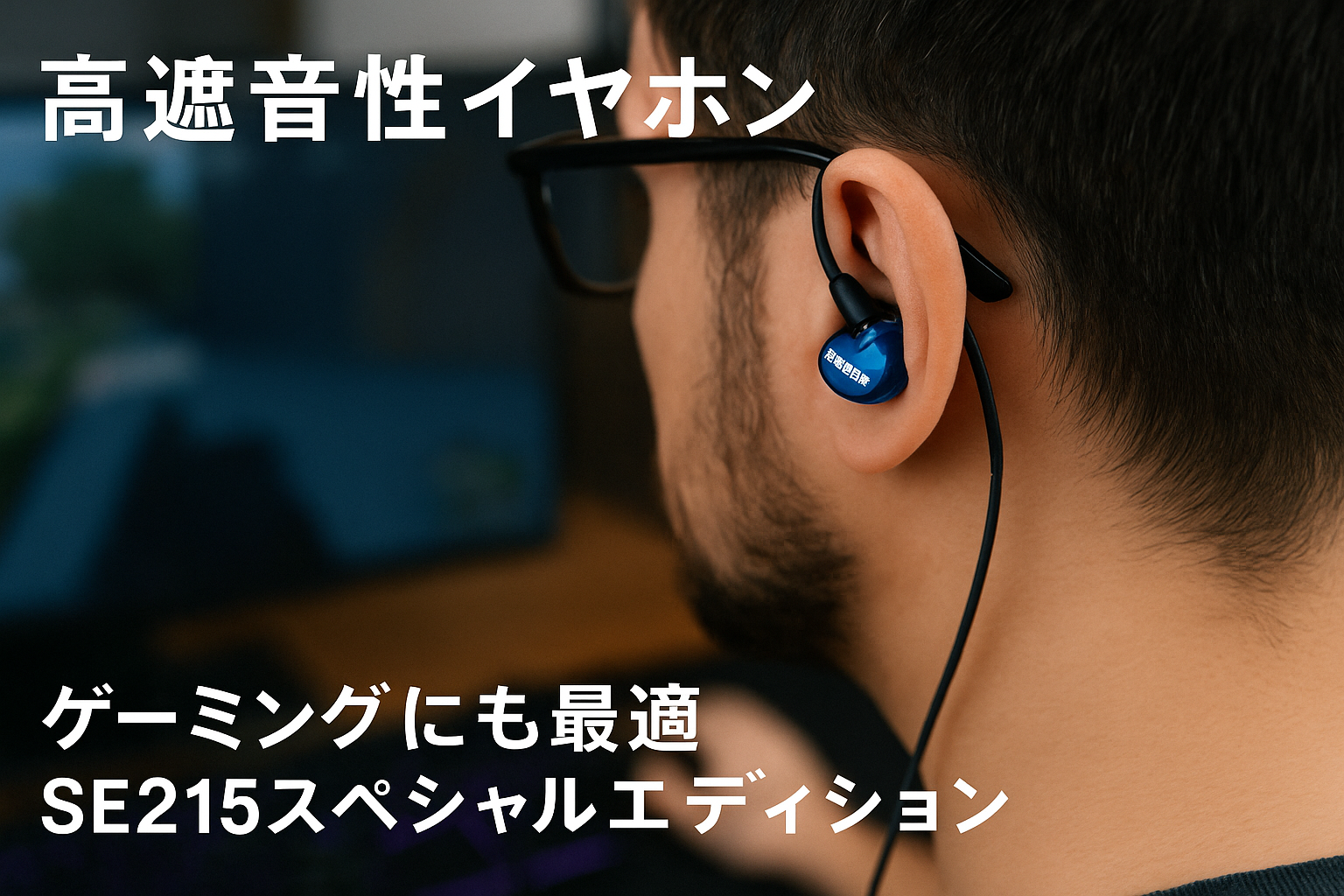 SHURE シュア イヤホン 有線 SE215 SPE-A ブルー 高遮音性 ノイズキャンセリング ゲーム ゲーミング スペシャルエディション カナル型 ワイヤレス変換可(別売) MMCX リケーブル プロ仕様 低音強化 配信 音楽 オーディオリスニング レコーディング 録音 楽器 在宅勤務 リモートワーク ケーブル長116 cm