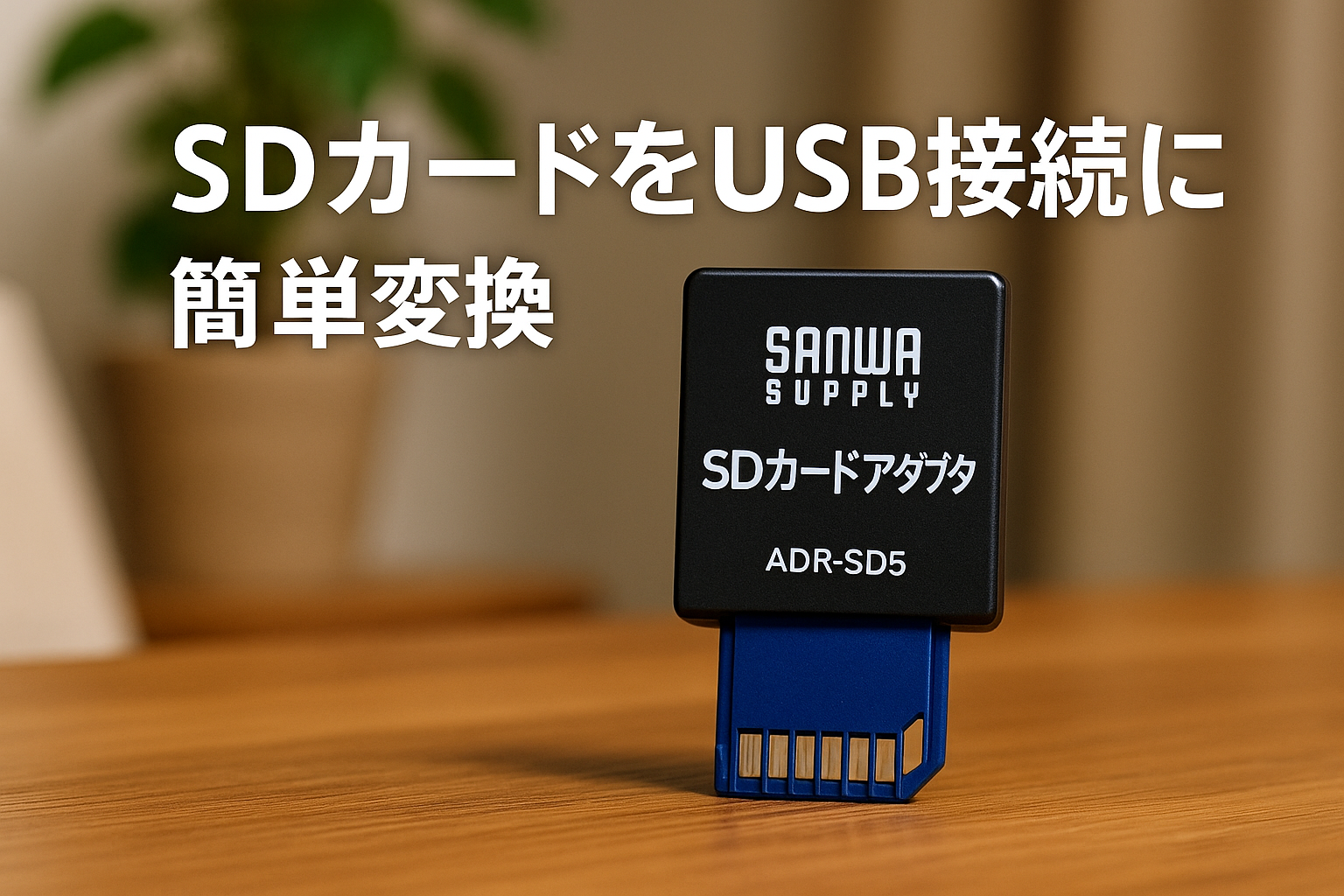 サンワサプライ SDカードアダプタ ADR-SD5