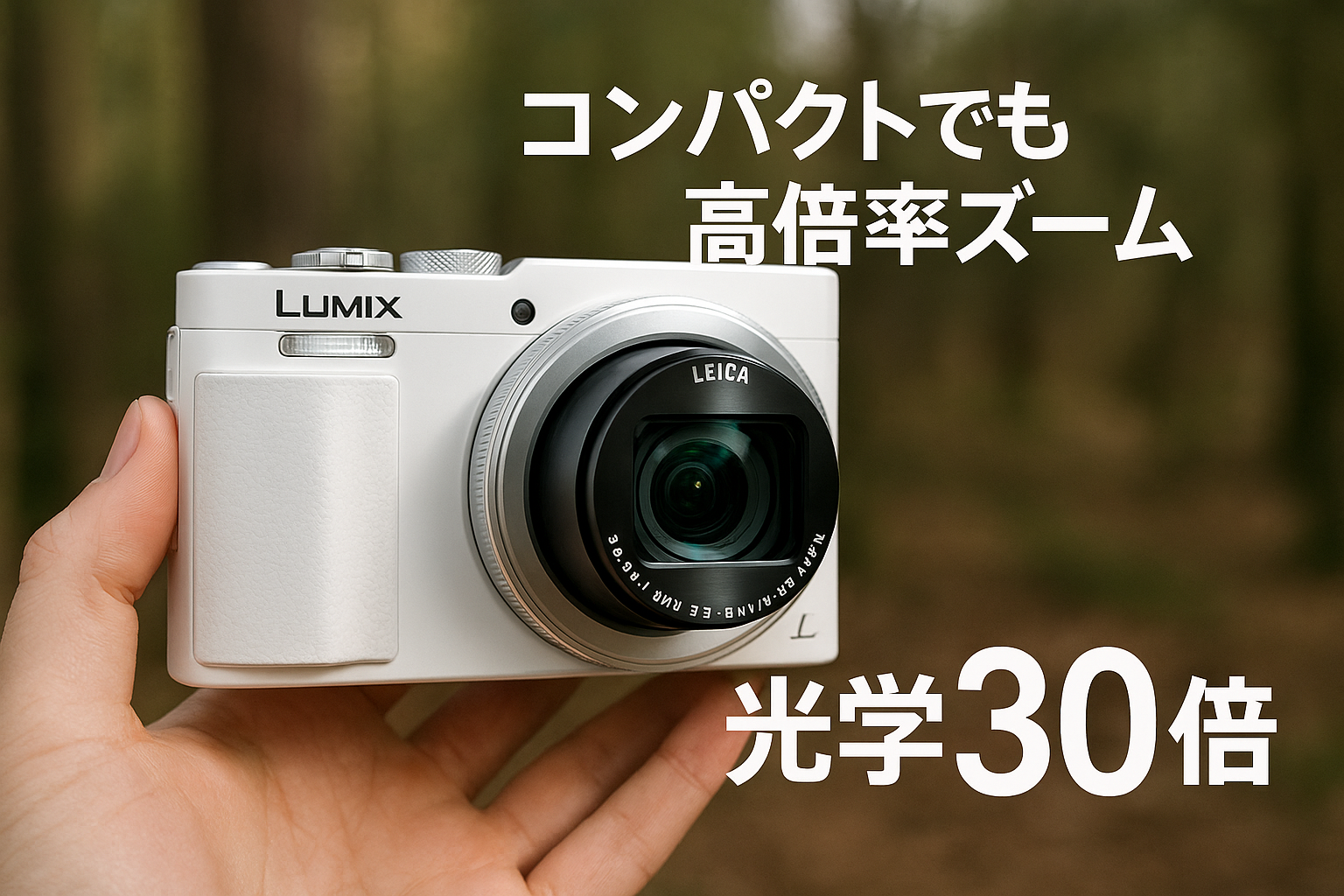 パナソニック (Panasonic) コンパクト デジタル カメラ 高倍率ズーム 光学30倍 LUMIX DC-TZ99-W