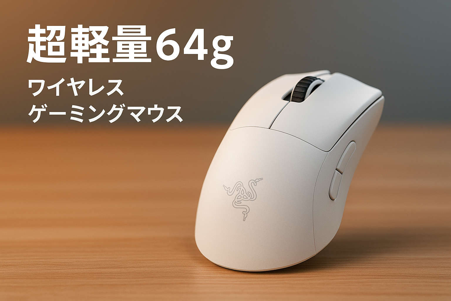 Razer レイザー DeathAdder V3 Pro White ゲーミングマウス ワイヤレス 無線 64gの超軽量 進化したエルゴノミック形状 最高クラスの精度のFocus Pro 30K オプティカルセンサー 第 3 世代オプティカルマウススイッチ HyperSpeed Wireless 90時間のバッテリー連続使用が可能 デスアーダーブイスリープロ 【日本正規代理店保証品】