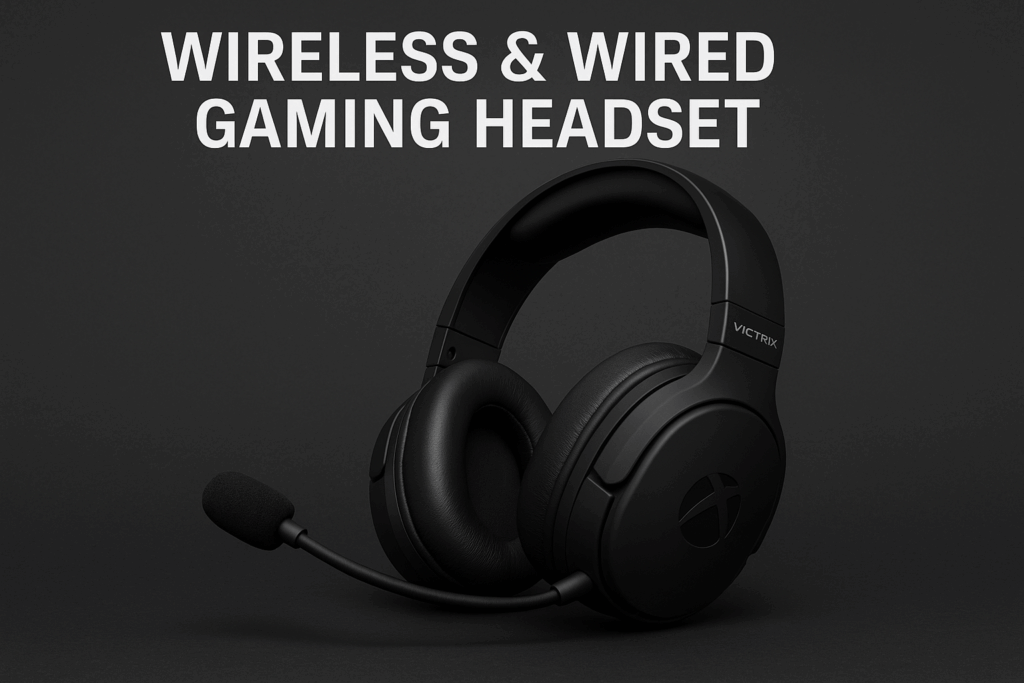 PDP Victrix Gambit Xboxゲーミングヘッドセット ワイヤレス 有線 ブラック マイク付き【国内正規品】