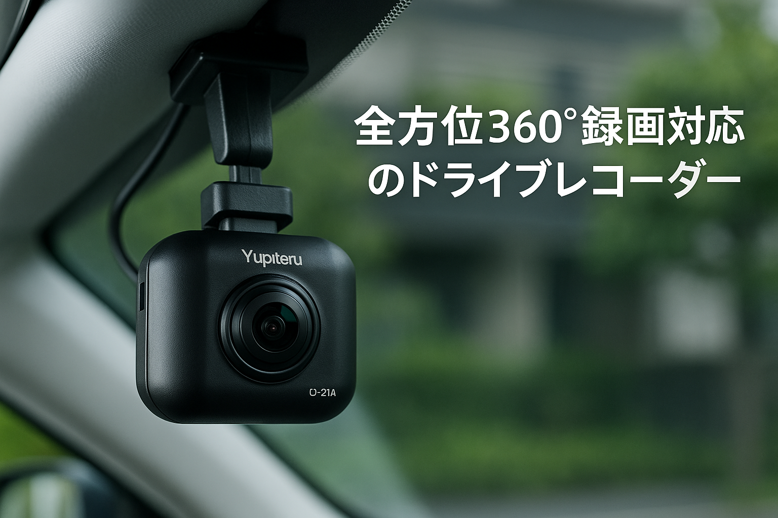 ユピテル(Yupiteru) ドライブレコーダー 全周囲360° Q-21A 前方/左右/室内記録 [出張取付サービス対応]