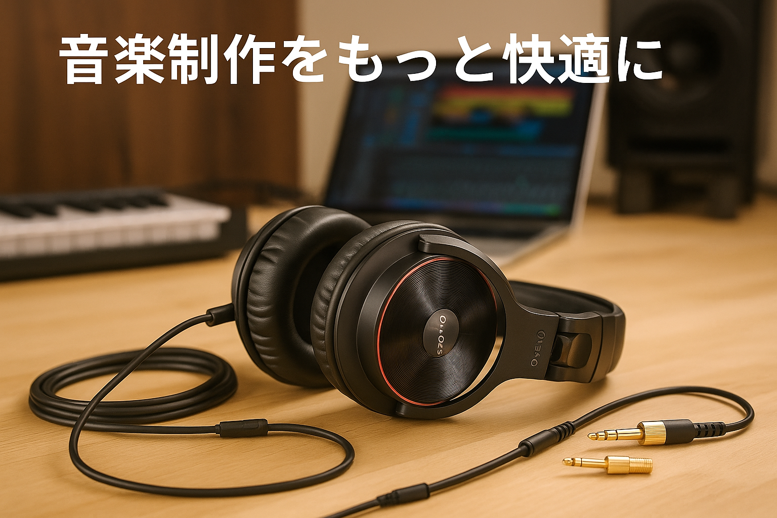 OneOdio Pro10 スタジオモニターヘッドホン 有線 50mm ドライバー 3.5mm/6.35mm両対応 ハイレゾヘッドフォン 音楽制作/DJ/楽器練習用 折りたたみ式 マイク付属 ケーブル2本付き