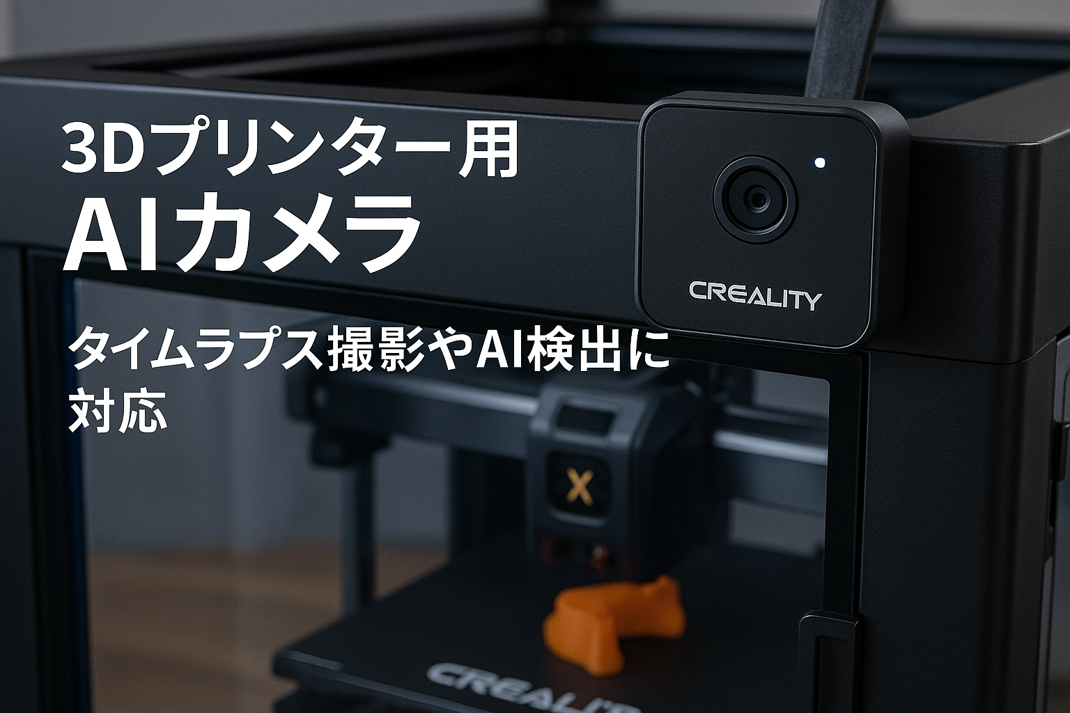 Creality K1 3dプリンター AI カメラ K1/K1Max/K1C/K1 SE 3Dプリンター用 HD画質 AI検出 タイムラプス撮影 取り付け簡単 リアルタイム表示 K1/K1 MAXと互換性のある 3Dプリンターアクセサリー