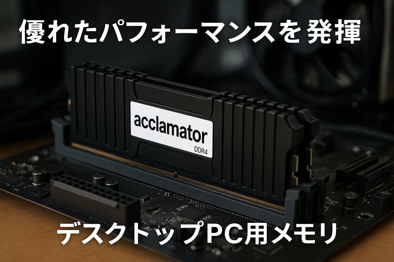 32GB 3200MHz Memory DDR4 / PC4-25600 XMP 2.0 1.35V (16GB x 2枚) デスクトップPC用 メモリモジュール Acclamator