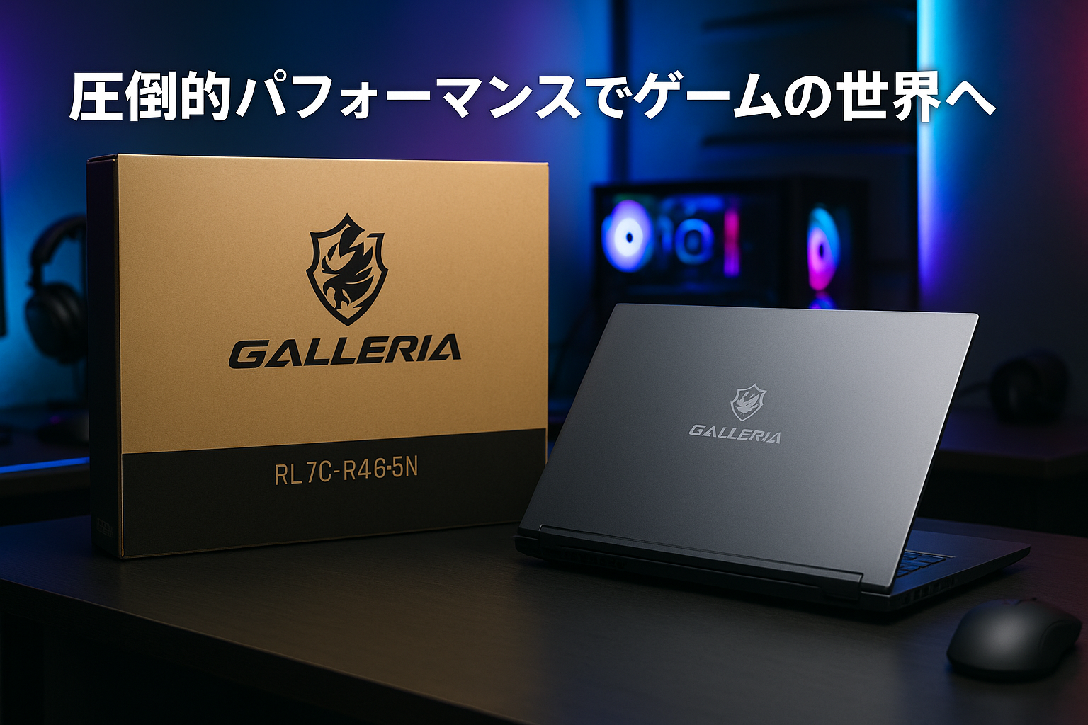 ガレリア ゲーミングノートPC GALLERIA RL7C-R46-5N RTX4060 Core i7-13620H メモリ16GB SSD500GB 15.6インチ Windows 11 Home 15814-3368