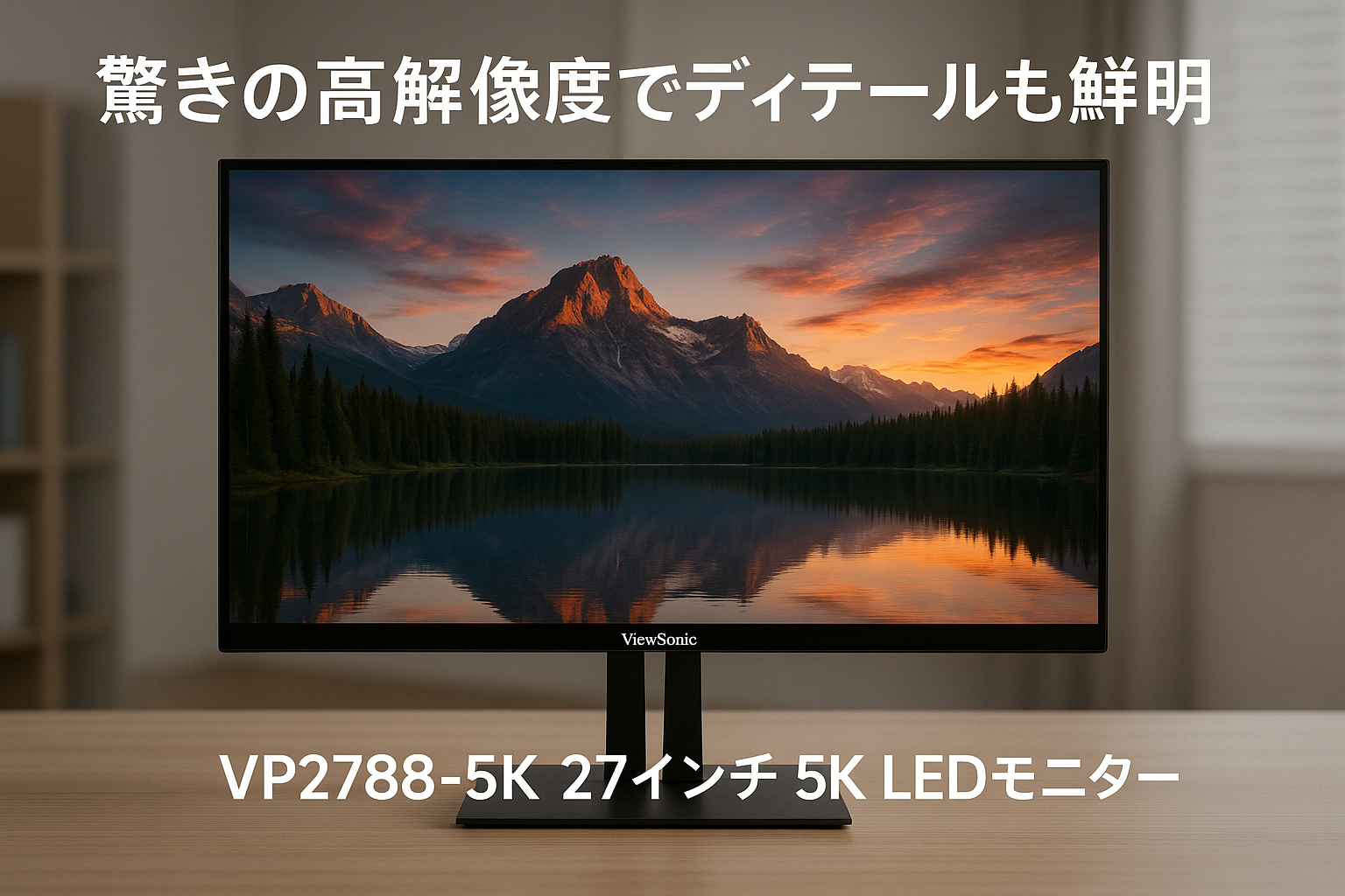 ViewSonic VP2788-5K 27インチ 5K LEDモニター