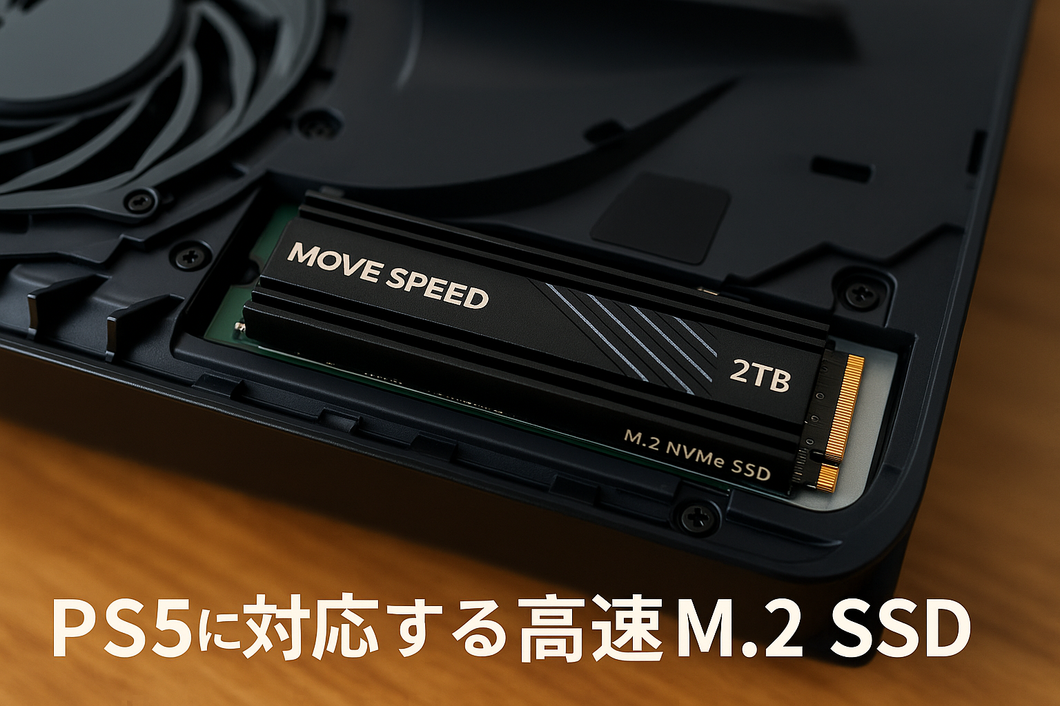 MOVE SPEED M.2 SSD 2TB PS5動作確認済み PCIe Gen4x4 NVMe 2280 ヒートシンク搭載 R:7450MB/s W:6700MB/s 高耐久3D NAND TLC ストレージ拡張 PS5 SSD/デスクトップ/ラップトップ対応 メーカー5年保証