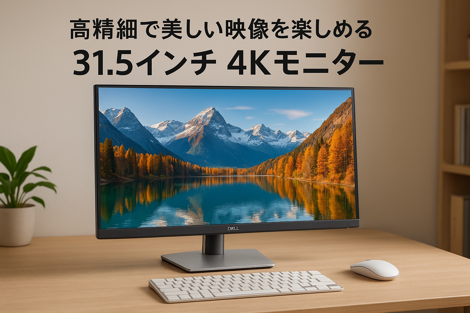 Dell S3225QS-A 31.5インチ 4K モニター(無輝点5年保証/4K/VA非光沢/DP1.4x1,HDMIx2/DCI-P3 95%/4ms,120Hz/FreeSync Premium/HDR10/内蔵スピーカー/高さ調整)
