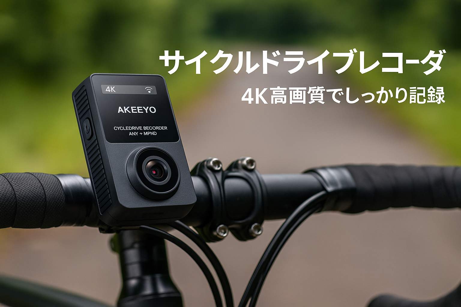 AKEEYO AKY-710PRO バイクドライブレコーダー 800万画素 EIS 4K 28fps/2K 55fps自転車ドラレコ 5GWIFI スマホ連携 煽り運転防止ロードバイク 充電式 64GBカード付き 142度広角 IP66常時録画 ループ録画 緊急録画 配線不要 LED信号対策