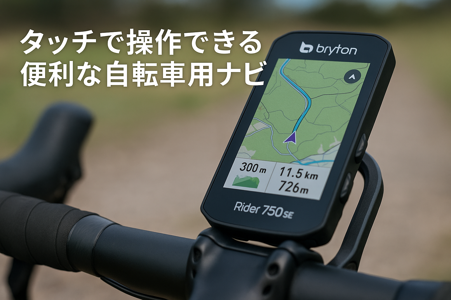 ブライトン Bryton Rider 750SE (本体のみ) サイクルコンピューター サイコン 自転車用ナビ 地図表示 GPS搭載 タッチスクリーン搭載 無線 ブルートゥース ANT+対応