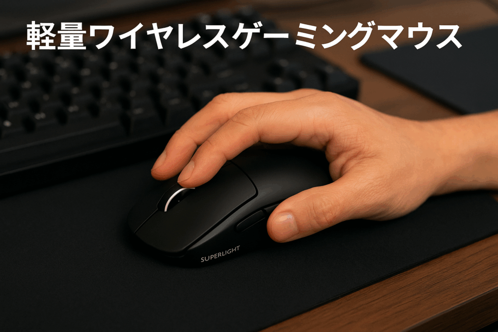 Logicool G PRO X SUPERLIGHT ワイヤレス ゲーミングマウス G-PPD-003WL-BK 軽量 63g未満 LIGHTSPEED HERO 25Kセンサー POWERPLAY 無線 充電 対応 ゲーミング マウス ブラック PC windows 国内正規品