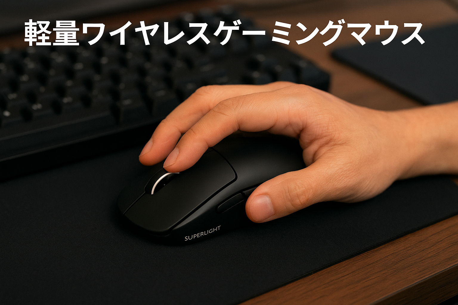 Logicool G PRO X SUPERLIGHT ワイヤレス ゲーミングマウス G-PPD-003WL-BK 軽量 63g未満 LIGHTSPEED HERO 25Kセンサー POWERPLAY 無線 充電 対応 ゲーミング マウス ブラック PC windows 国内正規品