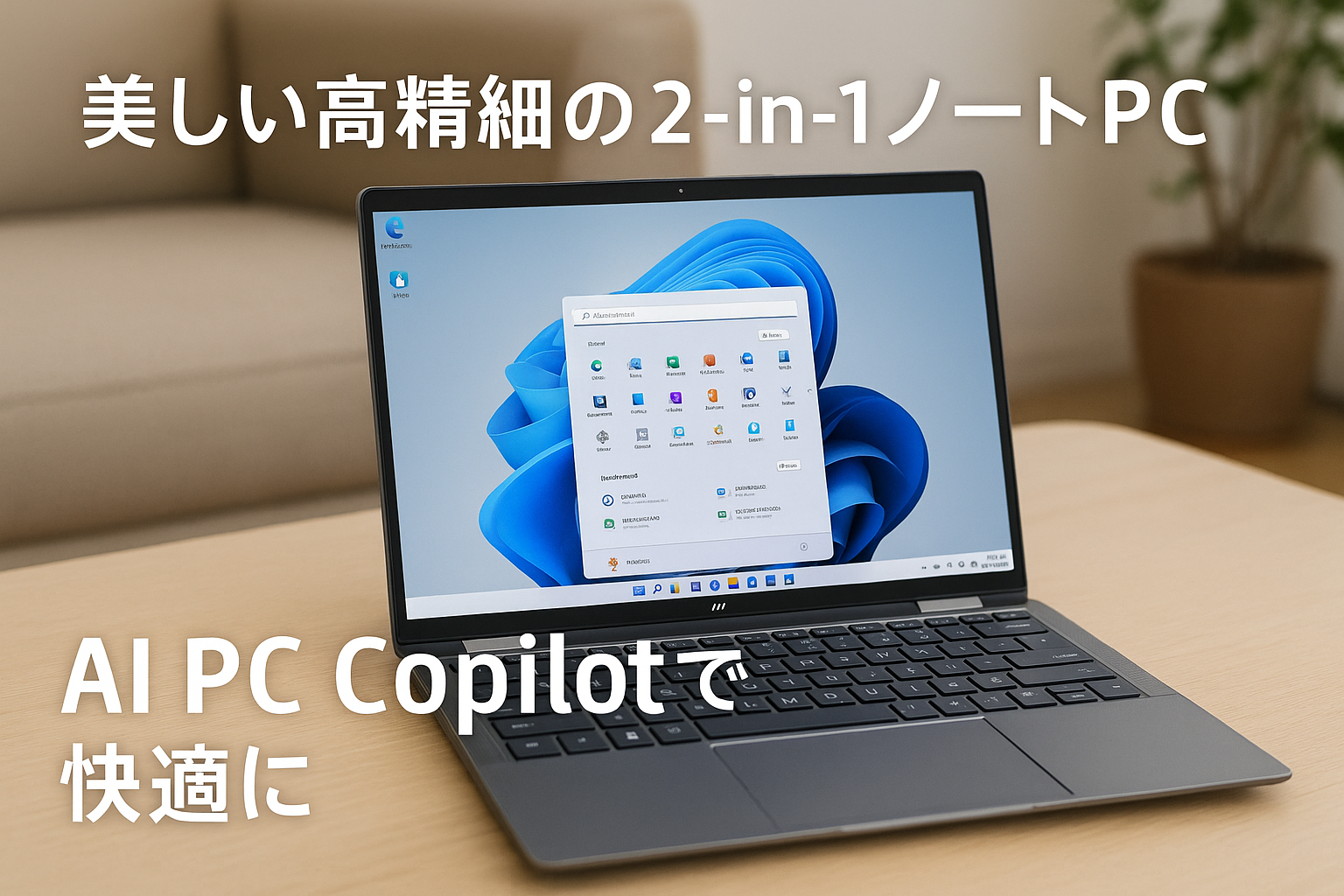 HP ノートパソコン Envy x360 14-fa 14.0インチ 2-in-1コンバーチブル 2.8K OLEDタッチディスプレイ AMD Ryzen7 8840HS 32GBメモリ 1TB SSD Microsoft Office H&B 2024 Windows11 Home Windows Copilotキー搭載 AI PC(型番：9X2R3PA-AAPW)