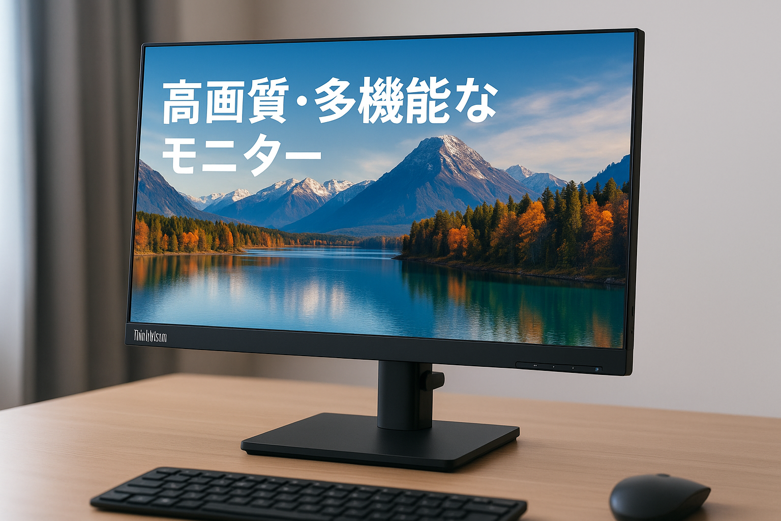 Lenovo レノボ モニター ディスプレイ ThinkVision E22-30 63EBMAR2JP (21.5型 フルHD 非光沢 IPS HDMI mini D-Sub DisplayPort チルト スイベル ピボット 高さ調節 Vesa 内蔵スピーカー 3 ブラック