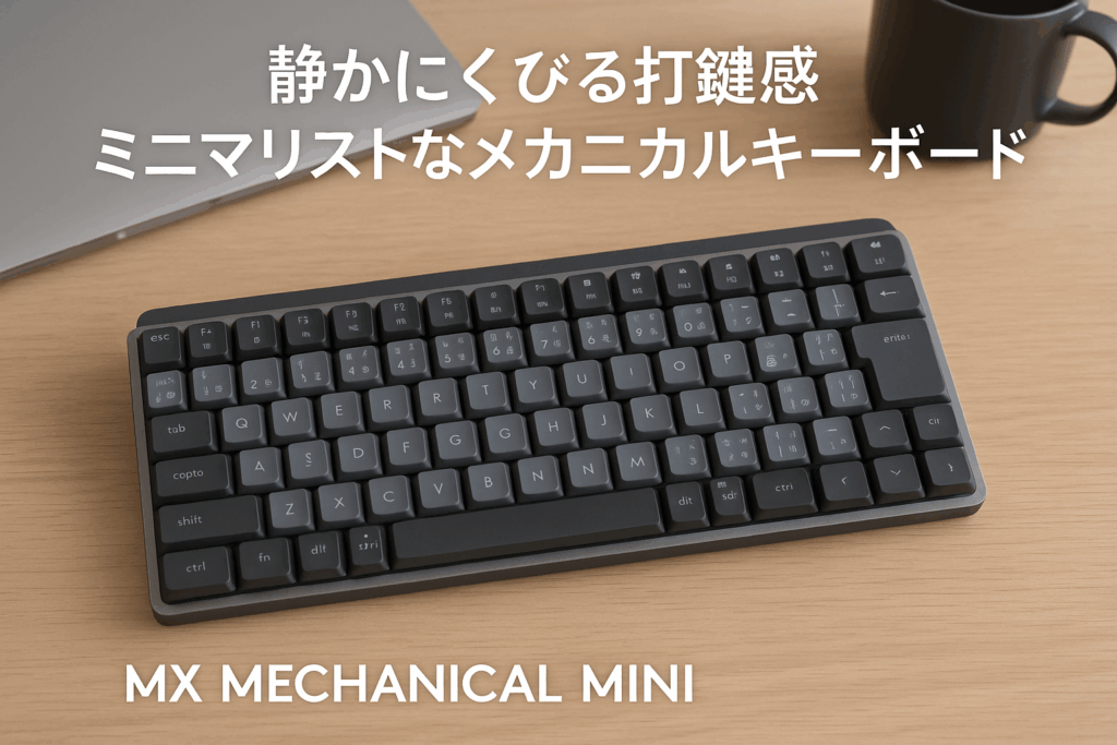 ロジクール KX850CL MX MECHANICAL MINI ミニマリスト ワイヤレス メカニカル パフォーマンス キーボード 赤軸 リニア テンキーレス 静かな打鍵感 Logi Bolt bluetooth Unifying非対応 薄型 無線 windows mac chrome Android KX850 国内正規品 グラファイト