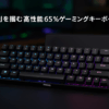ASUS ゲーミングキーボード ROG Falchion Ace (65%レイアウト/ROG NXメカニカルスイッチ/デュアルUSB-C/タッチパネル/US配列/カバーケース付属/ROGスイッチスタビライザー/消音フォーム/FPS) 国内正規品