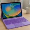 マジックキーボード GOOJODOQ 2024 iPad Air6(M2) 11inch対応スマートキーボード iPad Pro 11第1/2/3/4世代/iPad Air第4/5/6世代通用 トラックパッド付きキーボード ケース 7色バックライト付き 磁気吸着ケース 日本語配列キーボード 日本語説明書 パープル