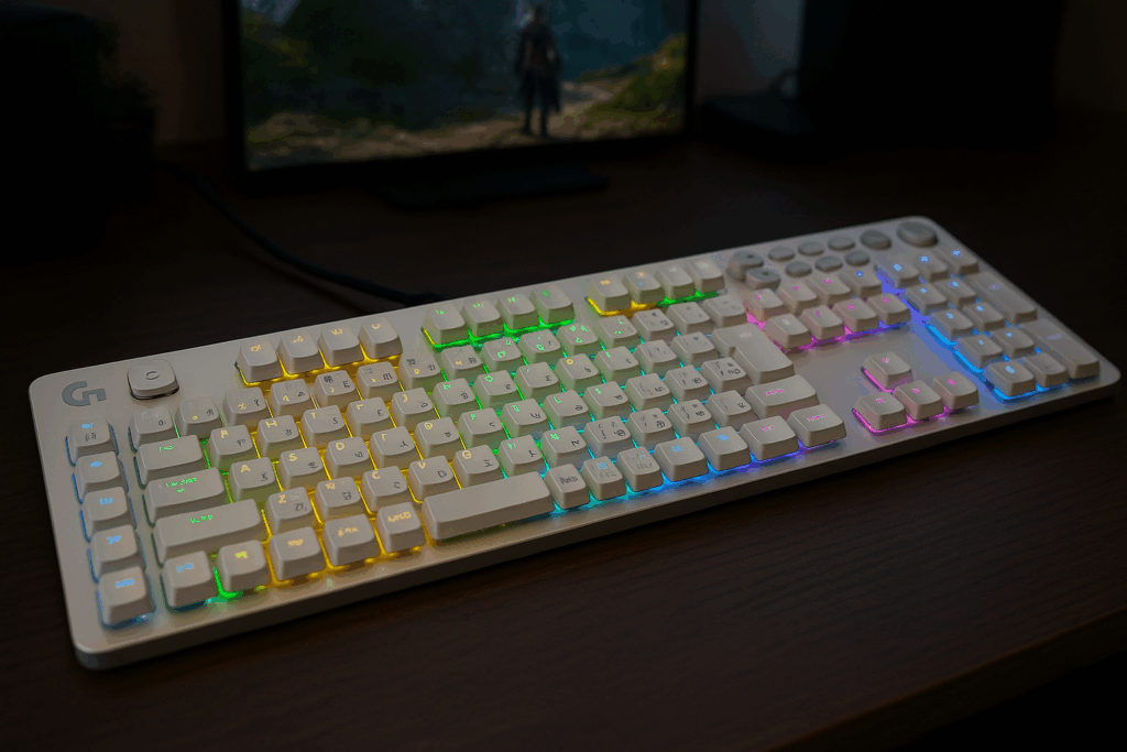 Logicool G G813-TCWH超簡単レビュー。薄型&メカニカルの最高峰
