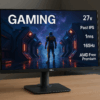 Dell G2724D 27インチ ゲーミングモニター ゲーミング ディスプレイ(3年間無輝点交換保証/QHD/Fast IPS 非光沢/DisplayPort ×2 HDMI ×1/sRGB 99%/縦横回転 高さ調整/1ms/165Hz/AMD FreeSync Premium)