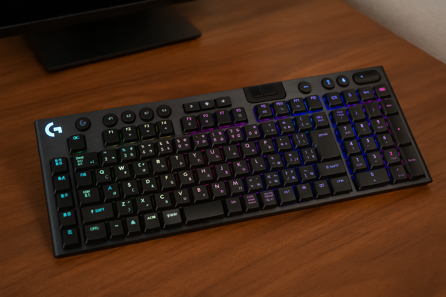 Logicool G(ロジクール G) ゲーミングキーボード テンキーレス ワイヤレス G913 TKL 薄型 GLスイッチ タクタイル 日本語配列 LIGHTSPEED 無線 Bluetooth 接続対応 LIGHTSYNC RGB G913-TKL-TCBK 国内正規品